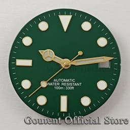 Goutent 28.5mm Sterile Watch Dial Hands For NH35/NH35A ETA2824/2836 Miyota 8205/8215/821A DG2813/3804 Movement Watch Face
