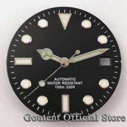 Goutent 28.5mm Sterile Watch Dial Hands For NH35/NH35A ETA2824/2836 Miyota 8205/8215/821A DG2813/3804 Movement Watch Face
