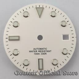 Goutent 28.5mm Sterile Watch Dial Hands For NH35/NH35A ETA2824/2836 Miyota 8205/8215/821A DG2813/3804 Movement Watch Face