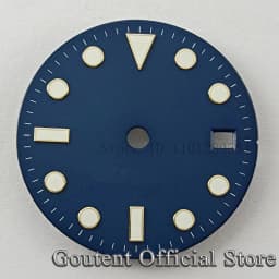 Goutent 28.5mm Sterile Watch Dial Hands For NH35/NH35A ETA2824/2836 Miyota 8205/8215/821A DG2813/3804 Movement Watch Face