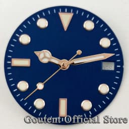 Goutent 28.5mm Sterile Watch Dial Hands For NH35/NH35A ETA2824/2836 Miyota 8205/8215/821A DG2813/3804 Movement Watch Face