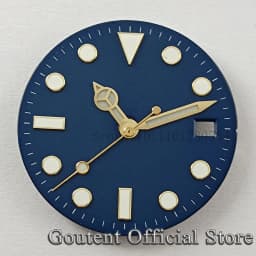 Goutent 28.5mm Sterile Watch Dial Hands For NH35/NH35A ETA2824/2836 Miyota 8205/8215/821A DG2813/3804 Movement Watch Face