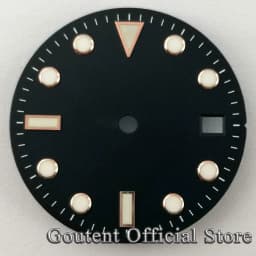 Goutent 28.5mm Sterile Watch Dial Hands For NH35/NH35A ETA2824/2836 Miyota 8205/8215/821A DG2813/3804 Movement Watch Face