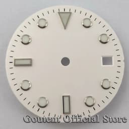 Goutent 28.5mm Sterile Watch Dial Hands For NH35/NH35A ETA2824/2836 Miyota 8205/8215/821A DG2813/3804 Movement Watch Face