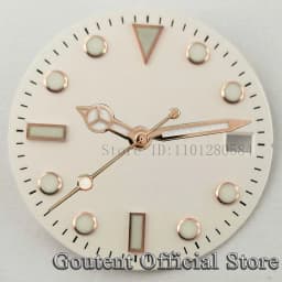 Goutent 28.5mm Sterile Watch Dial Hands For NH35/NH35A ETA2824/2836 Miyota 8205/8215/821A DG2813/3804 Movement Watch Face