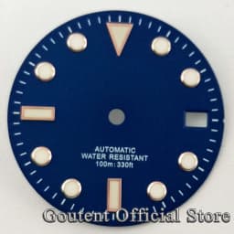 Goutent 28.5mm Sterile Watch Dial Hands For NH35/NH35A ETA2824/2836 Miyota 8205/8215/821A DG2813/3804 Movement Watch Face