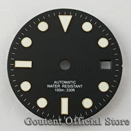 Goutent 28.5mm Sterile Watch Dial Hands For NH35/NH35A ETA2824/2836 Miyota 8205/8215/821A DG2813/3804 Movement Watch Face