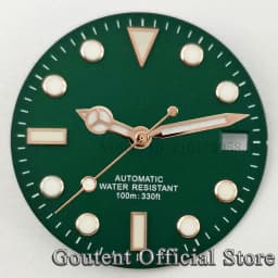 Goutent 28.5mm Sterile Watch Dial Hands For NH35/NH35A ETA2824/2836 Miyota 8205/8215/821A DG2813/3804 Movement Watch Face