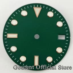Goutent 28.5mm Sterile Watch Dial Hands For NH35/NH35A ETA2824/2836 Miyota 8205/8215/821A DG2813/3804 Movement Watch Face