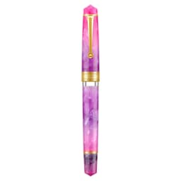 Asvine P20 Piston Filling Fountain Pen Acrylic Beautiful Patterns EF/F/M/ Stub Nib with Golden Clip Smooth Writing Gift Pen