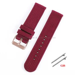 18mm 20mm 22mm 24mm Nylon Canvas Watch Band Woven Soft Belt Universal Bracelet for Men Women Sport Quick Release Wrist Band