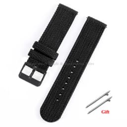 18mm 20mm 22mm 24mm Nylon Canvas Watch Band Woven Soft Belt Universal Bracelet for Men Women Sport Quick Release Wrist Band