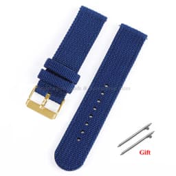 18mm 20mm 22mm 24mm Nylon Canvas Watch Band Woven Soft Belt Universal Bracelet for Men Women Sport Quick Release Wrist Band