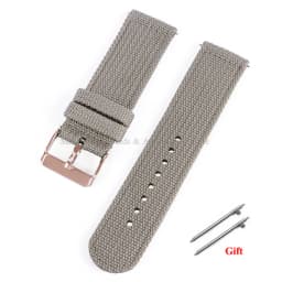 18mm 20mm 22mm 24mm Nylon Canvas Watch Band Woven Soft Belt Universal Bracelet for Men Women Sport Quick Release Wrist Band