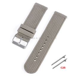18mm 20mm 22mm 24mm Nylon Canvas Watch Band Woven Soft Belt Universal Bracelet for Men Women Sport Quick Release Wrist Band