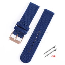 18mm 20mm 22mm 24mm Nylon Canvas Watch Band Woven Soft Belt Universal Bracelet for Men Women Sport Quick Release Wrist Band