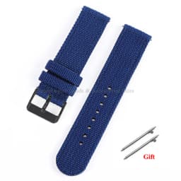 18mm 20mm 22mm 24mm Nylon Canvas Watch Band Woven Soft Belt Universal Bracelet for Men Women Sport Quick Release Wrist Band