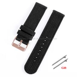 18mm 20mm 22mm 24mm Nylon Canvas Watch Band Woven Soft Belt Universal Bracelet for Men Women Sport Quick Release Wrist Band