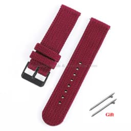18mm 20mm 22mm 24mm Nylon Canvas Watch Band Woven Soft Belt Universal Bracelet for Men Women Sport Quick Release Wrist Band