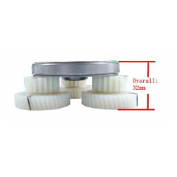 AKM 95RX Motor Clutch Assembly with Nylon Gear Set Spare Part for Aikema Helical Geared Hub Motor Replacement V1 and V2