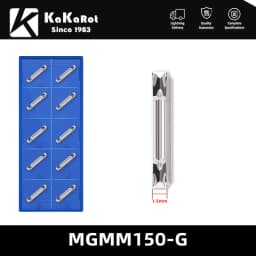 Kakarot Aluminum Insert MGMN150-G MGMN200-G MGMN250-G MGMN300-M MGMN400-M MGNMN500-M Turning Tools For Grooving Insert CNC Lathe