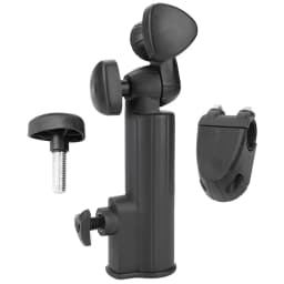 Golf Push Trolley Umbrella Holder Plastic Stand Pull Bike Cart Black Universal