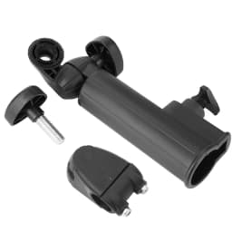Golf Push Trolley Umbrella Holder Plastic Stand Pull Bike Cart Black Universal