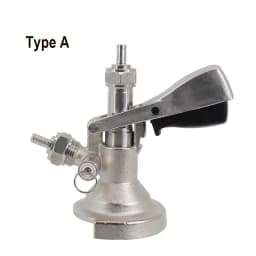 Commercial Keg Coupler With PRV Type S/D/A/G 304 Stainless Steel Probe Nickel Plated Brass Boby