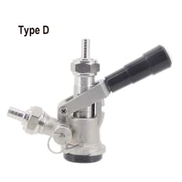 Commercial Keg Coupler With PRV Type S/D/A/G 304 Stainless Steel Probe Nickel Plated Brass Boby
