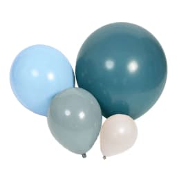 5/10/12/18inch Dusty Blue Balloons Retro Matte Haze Gray Baby Blue Balloons for Birthday Wedding Party Baptism Baby Shower Decor
