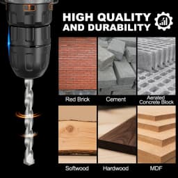 XCAN Drill Bit 3-10mm Wall Masonry Drill Bit Carbide Tipped Gun Drill Bit for Brick Concrete Marble Tile Stone Drilling