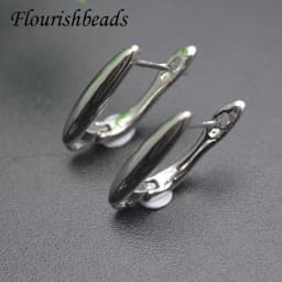 Smooth Gold Plated Ear Wire Fixture Shvenzy Basic Earring Hooks for Handmade DIY Jewelry Making Accessories 30pcs/lot