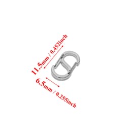 5Pcs 18k Gold Stainless Steel Chic Letter S Buckle Spring Lobster Clasps Necklace Hooks Bracelets Connector DIY Jewelry Making