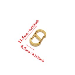 5Pcs 18k Gold Stainless Steel Chic Letter S Buckle Spring Lobster Clasps Necklace Hooks Bracelets Connector DIY Jewelry Making