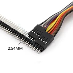 2PCS Double Row Dupont Line 2x2/3/4/5/6/7/8/9/10 Pin Male Female 2.54MM Dupont Jumper Cable Wire For PCB