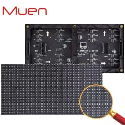 Muen P4 LED Screen Panel Module Indoor SMD 256 X 128mm Full Color 64 X 32 Pixels 1 / 16 Scan LED Display Panel Module
