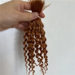 Good Quality New Mohair Curly White Color for Reborn Baby Dolls /Bjd Doll Black Brown Colors Bbay Reborn Real Mohair
