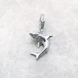 Maritime Shark Dangle Charm Lucky Pendant Women Men 2023 Summer 925 Sterling Silver Fine Jewelry