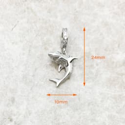 Maritime Shark Dangle Charm Lucky Pendant Women Men 2023 Summer 925 Sterling Silver Fine Jewelry