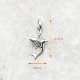 Maritime Shark Dangle Charm Lucky Pendant Women Men 2023 Summer 925 Sterling Silver Fine Jewelry