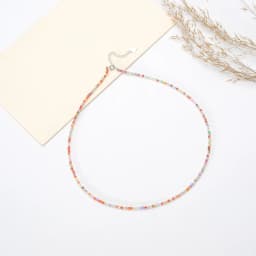 Necklace For Women Silver 925 Jewelry Heart Necklace 2mm Natural Stone Tourmaline Chokers Black Spinel Necklace