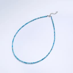 Necklace For Women Silver 925 Jewelry Heart Necklace 2mm Natural Stone Tourmaline Chokers Black Spinel Necklace