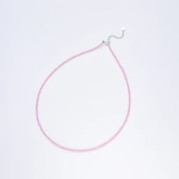 Necklace For Women Silver 925 Jewelry Heart Necklace 2mm Natural Stone Tourmaline Chokers Black Spinel Necklace