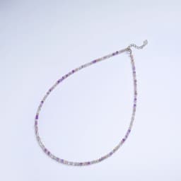 Necklace For Women Silver 925 Jewelry Heart Necklace 2mm Natural Stone Tourmaline Chokers Black Spinel Necklace