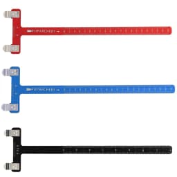 Archery Bow String Nocking Points Pliers Strings Knock Set T Square Ruler with Plier Brass Nocks Point for Bow Tuning Kit Bowst