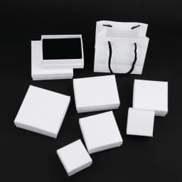 1PCS Frosted White Jewelry Packing Carton Box Handsbag Fashion Holder Packaging Box Jewellery Organizer Storage Gift Box