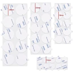 100/10PCS Seal Wax Stamp Stickers Self Adhesive Double Sided Round Circle Discs For Wax Sealing Stamp Candle Wick Making