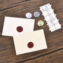100/10PCS Seal Wax Stamp Stickers Self Adhesive Double Sided Round Circle Discs For Wax Sealing Stamp Candle Wick Making