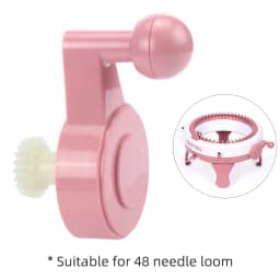 Sentro Knitting Machine Original Parts/Accessories Replacement Crank/Handle, Tensioner, Red and White Hanging Needle, Counter