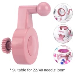 Sentro Knitting Machine Original Parts/Accessories Replacement Crank/Handle, Tensioner, Red and White Hanging Needle, Counter